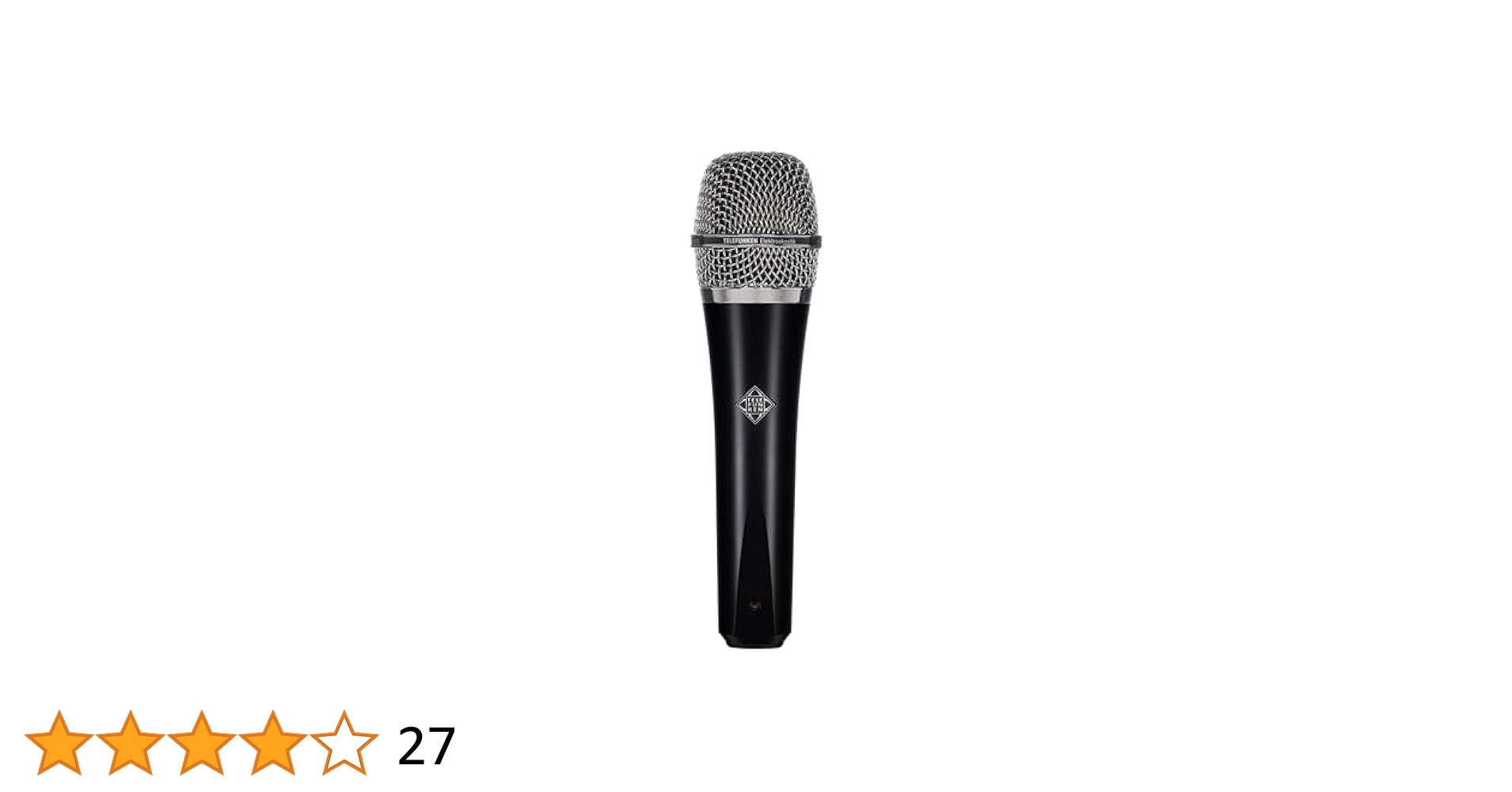 猫*〜様 TELEFUNKEN M80 パープル ダイナミックマイク　付属品付き TELEFUNKEN M80 PURPLE(ダイナミックハンドヘルドマイク