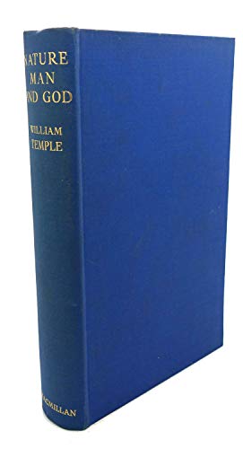 NATURE, MAN AND GOD B002F6OYJA Book Cover