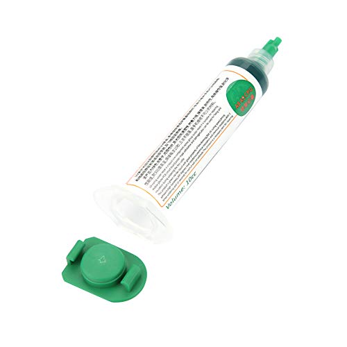 Image of Kadimendium 2Pcs Light Curing Solder Mask Ink Green BGA PCB Repair Paint Solder Solder Resist Ink Chip Paint Shedding Tool Solder Kit