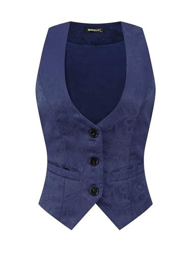 Gilet vintage femme jacquard pour tenue steampunk et look rétro chic en soirée cosplay
