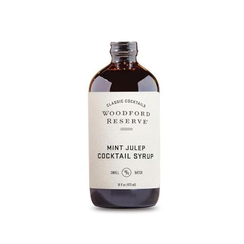 Mint Julep and Old Fashioned Cocktail Syrup Duo 16 ounce (each) by Woodford Reserve Classic Cocktails from Bourbon Barrel Foods