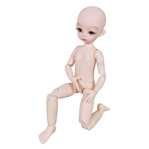 Proudoll 1/6 Bjd Doll 30Cm 12Inches Ball Jointed Sd Dolls 18 Move Joints Action Figures Pvc Diy Doll Body Customized Doll Handmade Makeup (Kelsey) #TOP2