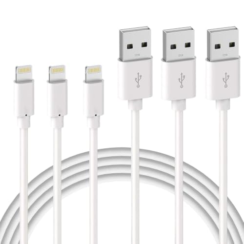 Quntis Cable Cargador iPhone 1M, MFi Certificado Cable iPhone Cable Lightning Carga Rápida para iPhone 13/12/12 Pro MAX/SE 2020/11/X/XS/XR/8/8Plus/7/7 Plus/6s/6sPlus/6, iPad, iPod, AirPods