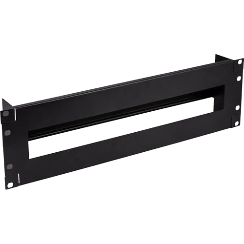InLine® 19106B Barre de disjoncteur 3U avec rail DIN Noir 19