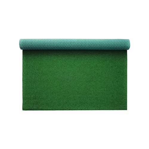 Kunstrasenteppich für Outdoor und Balkon, Grün, 100x200cm, mit Drainage-Noppen, Wetterfest und UV-beständig, Perfekt für Garten, Terrasse und Freizeitbereiche – Langlebig und Pflegeleicht