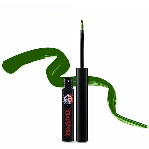 Delineador líquido verde altamente pigmentado Reina Rebelde