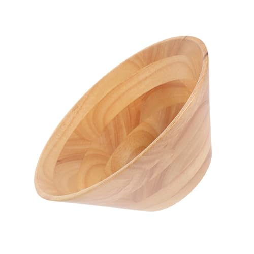 Hohopeti Ciotola in Legno per Insalata Ciotola di Legno Grande per Servire Versatile per Casa e Ristorante Resistente al Calore