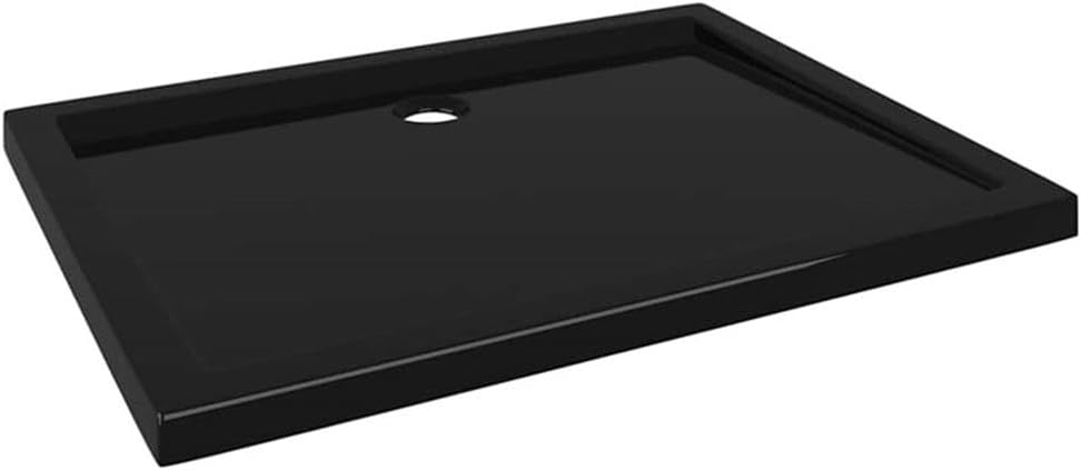 Pemberly Row Rectangular ABS Shower Base Tray, 27.6"x35.4", Black Finish, Fiberglass Reinforced, Low Threshold Design, A-Level Slip Resistance, Easy Installation, Bathroom Shower Pan