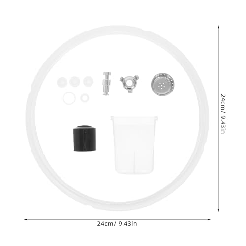 Set de 11 piezas para olla a presión: válvula de liberación, válvula de flotador, junta, aro de sellado y cubierta antirrebose - kit de repuesto miniatura 2