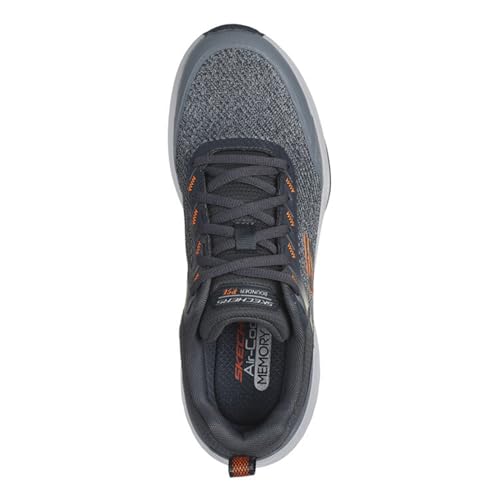 Skechers Men's, Bounder RSE – Hazlet Sneaker Grey/Orange, 114