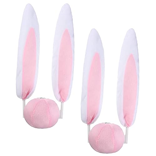 Decoración de coche con orejas de conejo ajustables Gatuida para un estilo creativo único