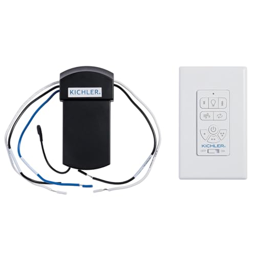 KICHLER AC Standard Full Function Wall Control System, Modern, Slim