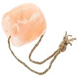 EXCEART 喜馬拉雅天然ミネラル塩ブロック 家畜用舐める塩 ブロックプ ロープ付き 吊り下げ可能 牛 馬 羊対応 長持ち なミネラル補給用