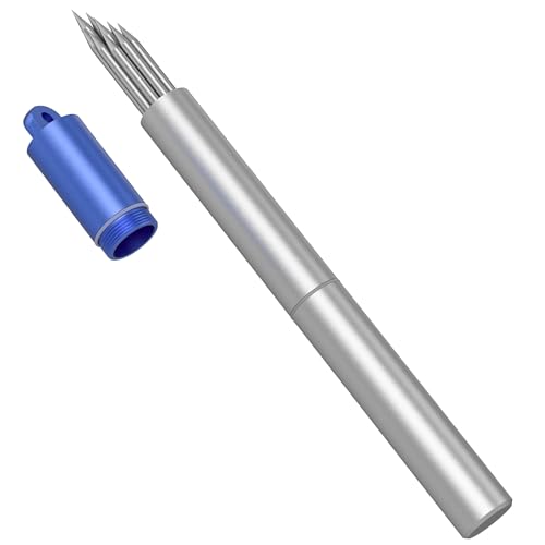 Image of YESWELDER TIG Tungsten Electrode Pre-Sharpened Welding Tungsten Rod 2% Lanthanated 1/8" x 7" (Blue, WL20/EWLa-2) 10-pk
