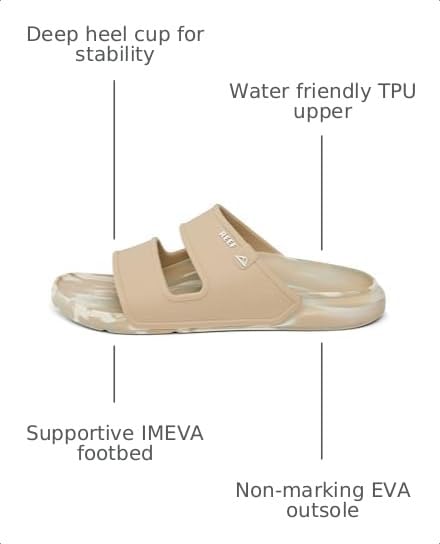 Image of REEF Men's Oasis Double Up Waterproof Slides
