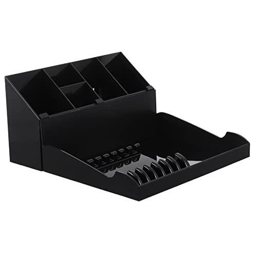 DECORNIJIA 1Set Professional Haircut Storage Rack Hairdressing Shear Holder Comb Organizer Tray Durable Design for Hair Salons Lightweight Stylish Keep Tools Neat