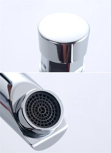 Robinet de salle de bain à fermeture automatique économie eau bouton poussoir