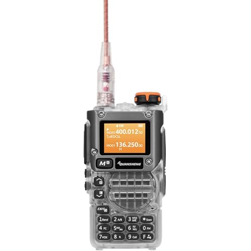 UV-K6 UV-K5(8) Ham Radio Long Range Walkie Talkies AM FM Dual Band Transceiver Two Way Radio NOAA Weather Type C Charge Handheld Radio (1 Pack)