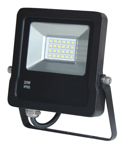 CLAR - Foco LED Exterior 20W, Foco LED interior, Proyector LED o Focos, Luz exterior led Jardín, Blanco Cálido 3000ºK