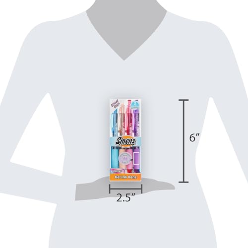 Bolígrafos Gel Multicolor con Brillo Aroma 4 Unidades miniatura 7