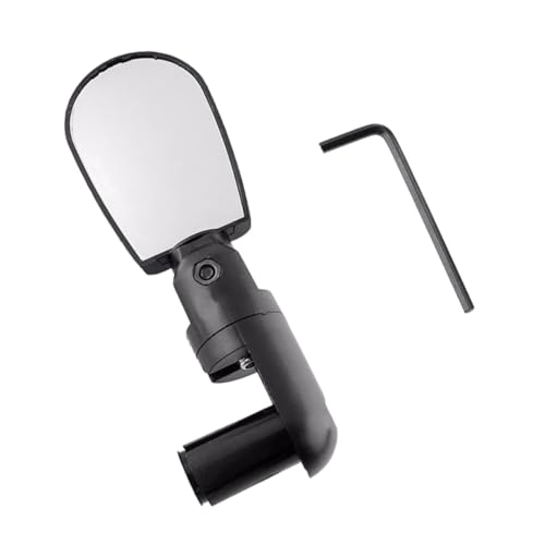 Abaodam Bike Handlebar Mirror Adjustable Wide Angle Lightweight Rearview Mirror for Safe Cycling Includes Installation