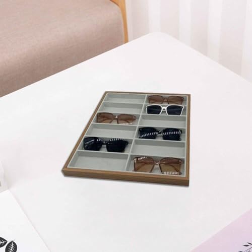 Boîte de rangement pour lunettes à 12 emplacements et montres - 6