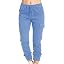SOMTHRON Women's High Rise Distressed Skinny Jeans - Punk Ripped Destroyed Denim Pants, Light Blue, XX-Large