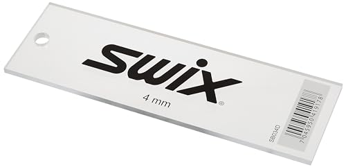 image for Swix Wax Scraper Snowboard and Wide Ski (4mm Thick), Clear, 2