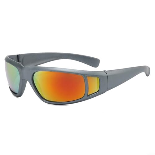 Springwillfly Gafas de ciclismo unisex ligeras de 27,6 g para hombres y mujeres, múltiples opciones de color, ancho total 138 mm, ancho de la nariz 20 mm (A-gris)
