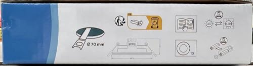 Gr4tec LED Recessed Ceiling Lights Dimmable, 6X 6W LED Downlight 4000K Natural White, Downlights for Ceiling Bathroom IP65 Waterproof, 35mm Ultra-Slim, φ68-80mm Hole Spotlights for Living Room Gr4tec LED Recessed Ceiling Lights Dimmable, 6X 6W LED Downlight 4000K Natural White, Downlights for Ceiling Bathroom IP65 Waterproof, 35mm Ultra-Slim, φ68-80mm Hole Spotlights for Living Room