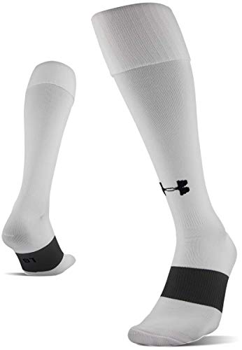 Under Armour Kids Solid Game Socks in Tropic Pink/Black with Model Ua-u457gdxl - Main Image
