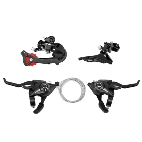 Gear Shifter -21 Speed Derailleur KitAAlloy Gognelor |M̍炩ȃVtg]ԃhCugCR|[lgA}EeoCÑAbvO[heiXp̃fW^CfbNXtMAZN^