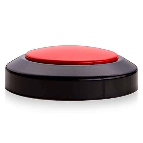Cirbic Talking Clock For Visually Impaired, Blind, Elderly. Large And High Contrast (Red) #TOP3