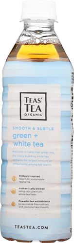 Image of Teas' Tea, Tea Green White Organic, 16.9 Fl Oz