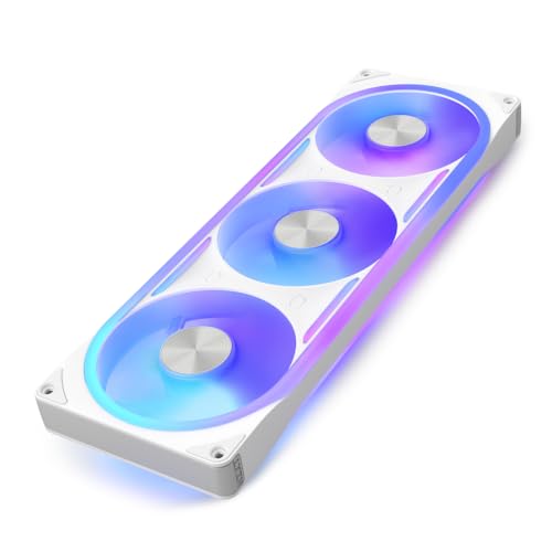 Image of NZXT F360U Ultra - 360mm Single-Frame Multi-Zone RGB Fan - White