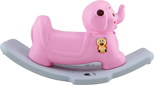 Image of Popo Toys Murphy Rocker (Pink)| Rocker for Kids Birthday Gift for Kids /Boys /Girls /Rocker with Musical & Lightning Toy | Cute Character, (MT028)