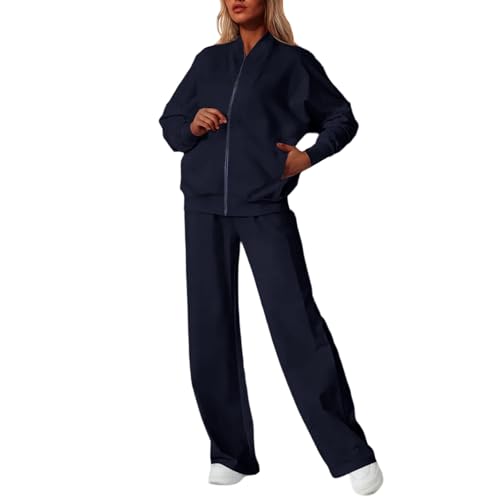 Conjunto de chándal de jogging para mujer con pantalón y sudadera con capucha informal