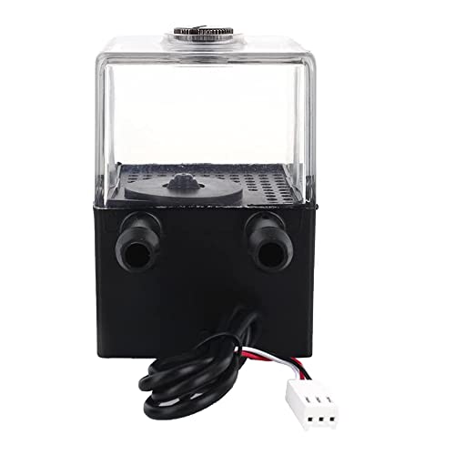 CENPEK SC-300T DC 12V Ultra-leise Wasserkühlungspumpe Tank 8W Reservoir max.400L/h für PC CPU Flüssigkeitskühlsystem