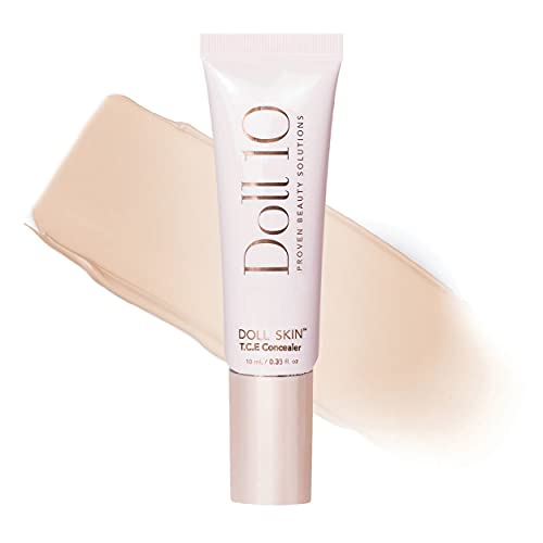 Doll Skin T.C.E Super Coverage Treatment Concealer - Color Correcting Lightweight Vegan & Good for Skin Makeup (Fair)