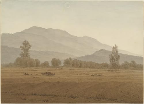 Impressions artistiques de célèbres tableaux paysage de Caspar David Friedrich sur toile