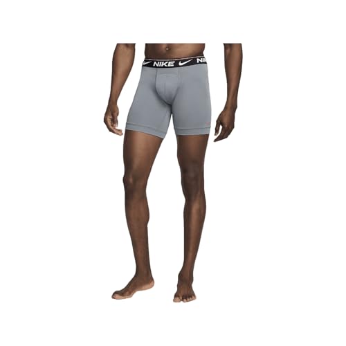 Nike Ultra Comfort Men's Dri-FIT Long Boxer Brief (3-Pack) (Light Grey, KE1263-032)