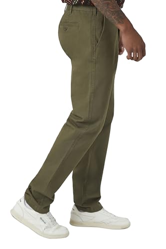 Forever 21 Men's Twill Mid-Rise Slim-fit Pants3