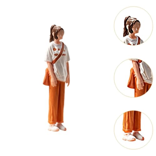 Figurine femme 1/64 accessoire résine pour donner vie aux maisons de poupées - 3