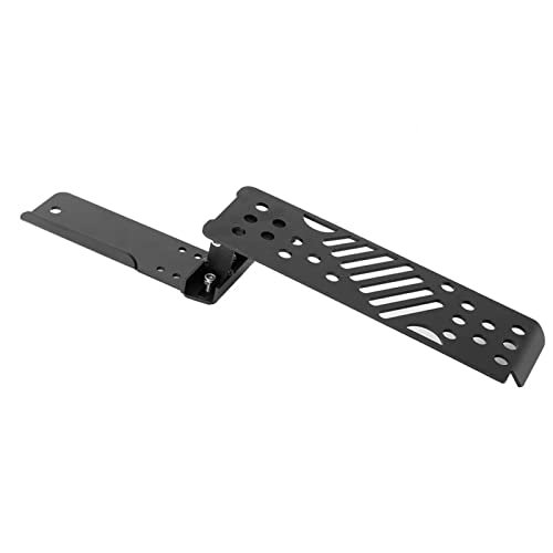 Qiilu Para Jeep Wrangler JL 18-19 Suporte de pé esquerdo para descanso de pés mortos Painel de desca