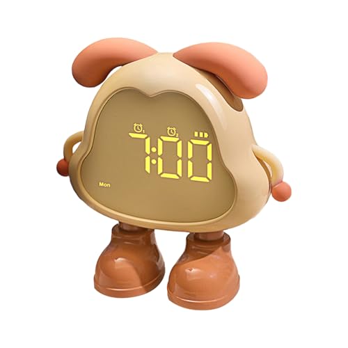 Reloj digital para, Reloj de Batería | Despertador de la Batería de Forma de Perro con luz - Decoración de Casas Interiores multifuncionales, Suministros de Dormitorio para