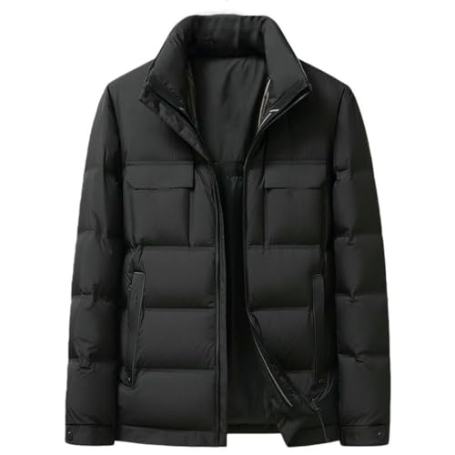 Doudoune courte homme haut de gamme matelassage épais hiver premium