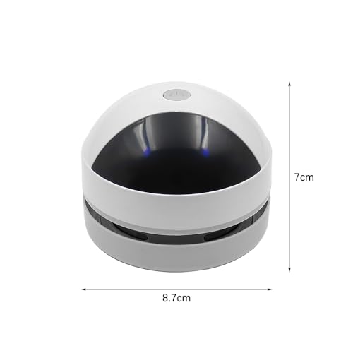 Tiardey Mini-Tischstaubsauger, tragbarer USB-wiederaufladbarer Tischstaubsauger zum Reinigen von Krümeln für den Desktop, das Heimbüro und das Auto