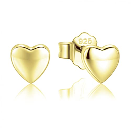 Boucles d'oreilles petits cœurs argent sterling cadeau idéal pour femme