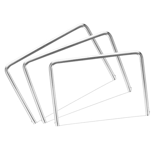 Holibanna 3 Pezzi Affettatrice Formaggio e Portatile in Acciaio Inossidabile Formaggio con Filo per Fette Sottili Uniformi Utensile Multifunzionale per Cucina Casa Ristorante