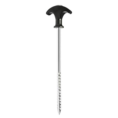 com-four® 36x Zelt-Heringe aus Stahl, robuste Erdnägel mit Gewinde – Ansicht 5
